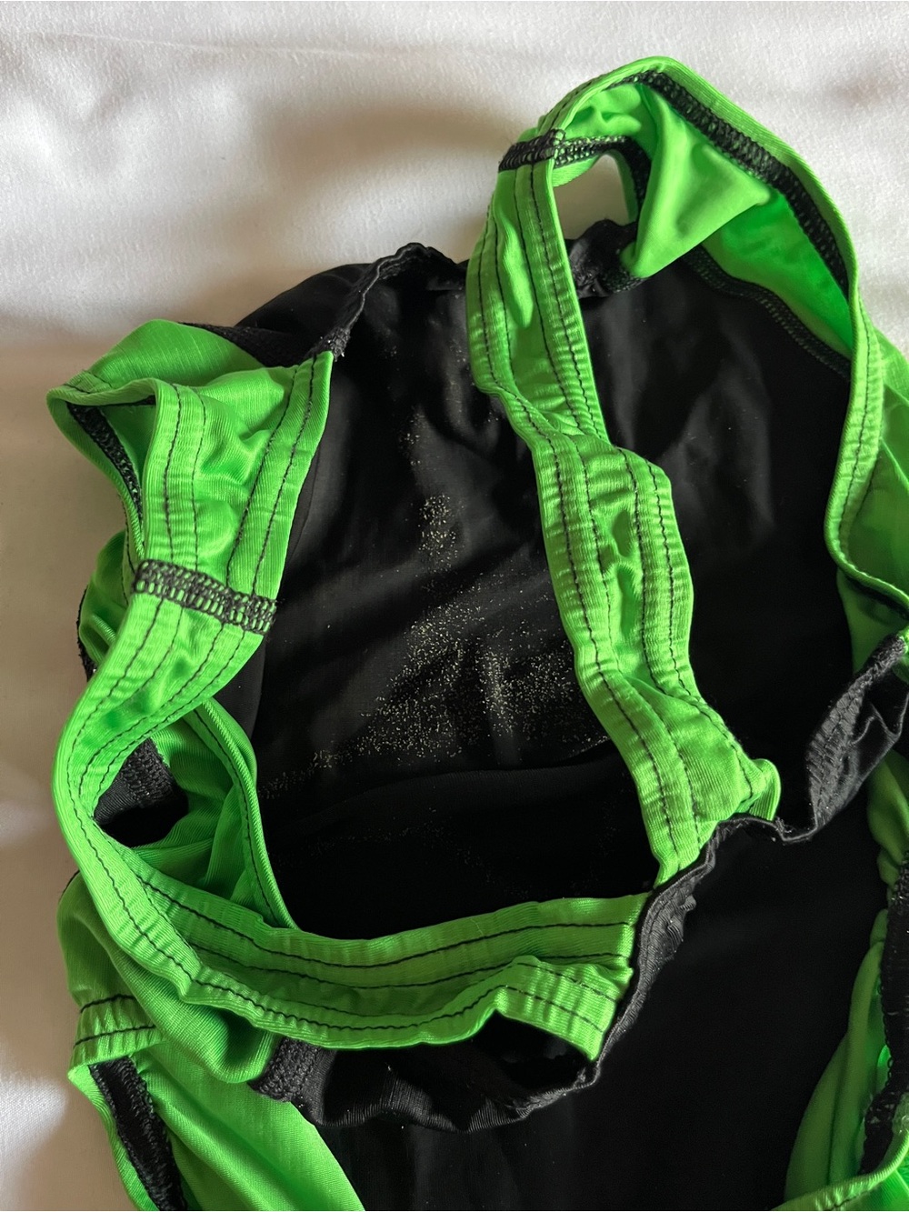 Speedo Fastskin FSII Recordbreaker Black & Lime Green Tech Suit Size 28 - Picture 7 of 14